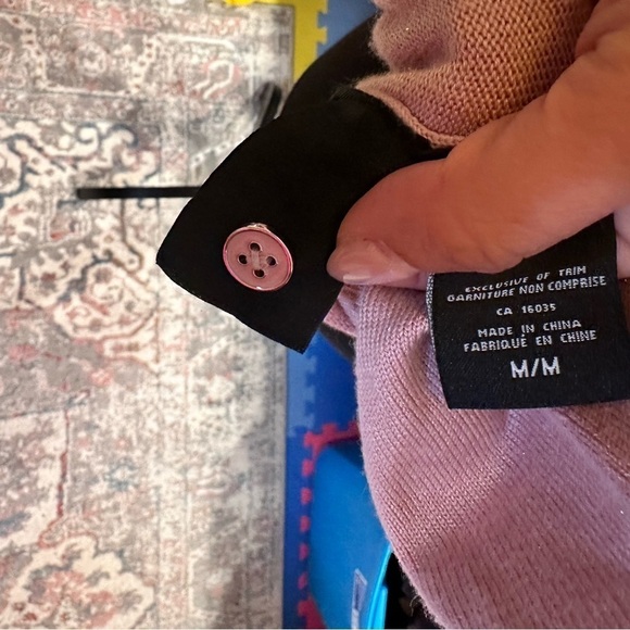 Beautiful light pink long cardigan woman size M Karen Millen - Picture 7 of 10